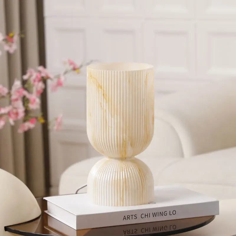 Lâmpada De Mesa De Vaso De Vidro Retro, Regulável, Romântico, Quarto, Cabeceira, Sala De Estar, Atmosfera Luz