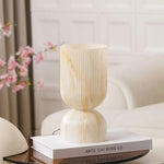 Lâmpada De Mesa De Vaso De Vidro Retro, Regulável, Romântico, Quarto, Cabeceira, Sala De Estar, Atmosfera Luz