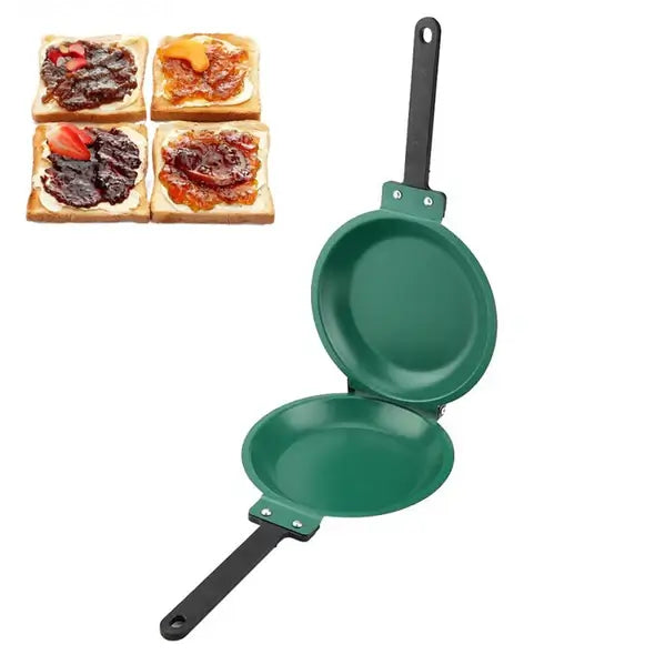 Frigideira Dupla Face, Tapioqueira, Panquequeira, Omeleteira, Crepeira, Frigideira para Tapioca, Frigideira para Panquecas, Frigideira para Omelete, Frigideira para Crepe, Frigideira Dupla, Frigideira Dois Lados, Frigideira Multiuso, Frigideira Multifunções, Loja Comprinha do Futuro