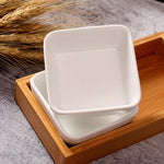 Criativo placa de lanche cerâmica branco dividir frutas secas caixa frutas lanches variedade combinação do agregado familiar molho sobremesa sushi placa