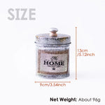 Tanque De Armazenamento De Café Retro, Lron Vintage, Cereal Seco, Frascos De Nozes, Adereços De Fotografia, Recipiente De Cozinha, Home Decor, Metal Selado Latas