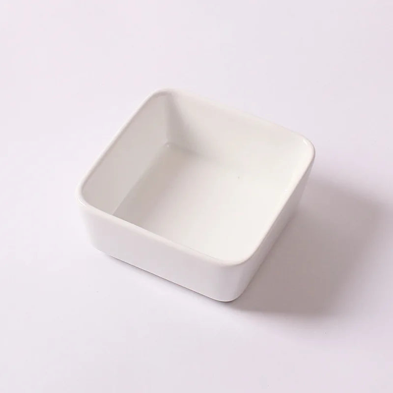 Criativo placa de lanche cerâmica branco dividir frutas secas caixa frutas lanches variedade combinação do agregado familiar molho sobremesa sushi placa