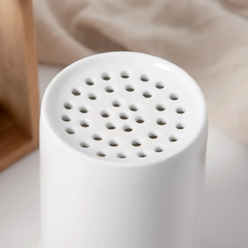 Conjunto de hashis de cerâmica, conjunto multifuncional de tubos para armazenamento de colher, hashi e garfo caixa de armazenamento de cozinha