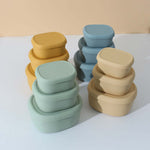 Potes de marmita de silicone atóxico