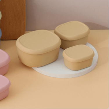 Potes de marmita de silicone atóxico