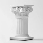 Vela de Pilar Romana Retro Estilo Europeu, Resina Floresta, Armário de Livros, Balanço Do Edifício, Privado Econômico, Decoração do Lar