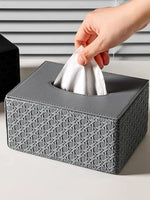 Caixa de tecido simples de luxo leve, sala de estar, mesa de centro, quarto, armazenamento de mesa, enfeites pequenos, decoração de casa