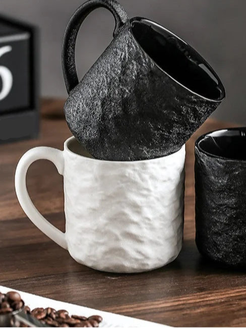 Creative Rock Caneca De Cerâmica, Xícara De Chá Para Casais, Leite, Aveia, Café Da Manhã, Escritório, Decoração De Casa, Presente De Aniversário, 330ml