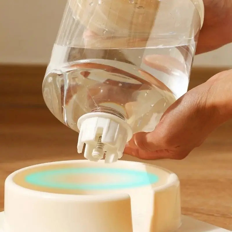 Alimentador automático para gatos com grande capacidade Pet Drinking Bowl Balde de armazenamento de alimentos Fácil de limpar Acessórios para cães