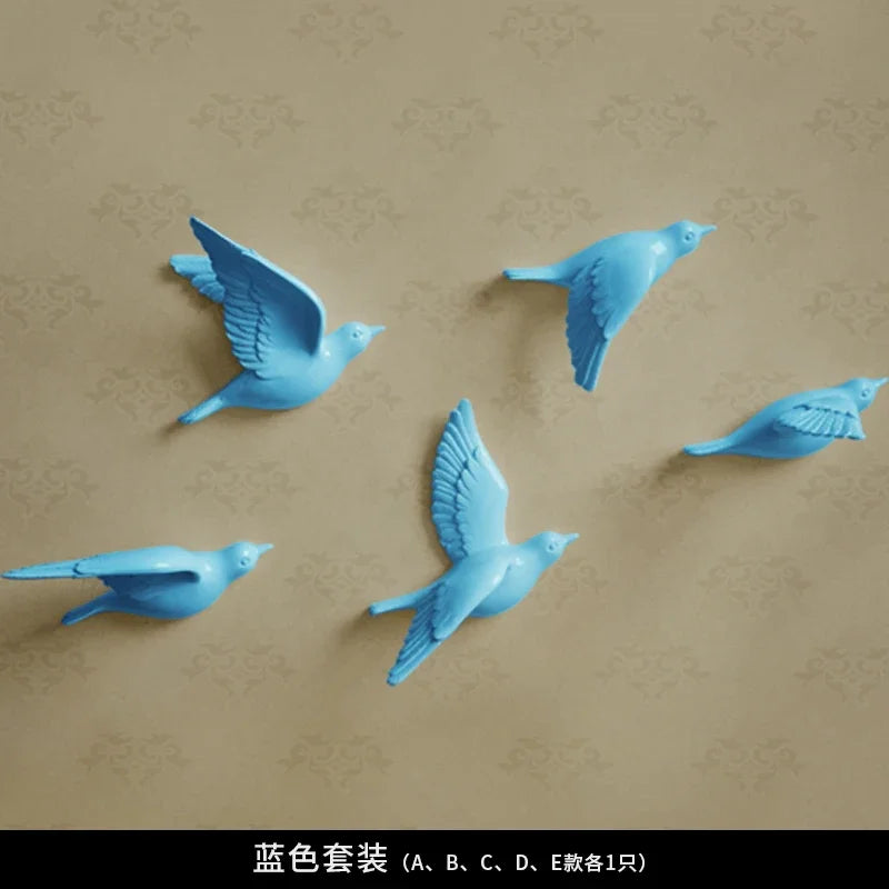 Pássaro decorativo pendente pendurado na parede, decoração moderna simples, sala de estar, entrada, sofá, fundo TV, luxo