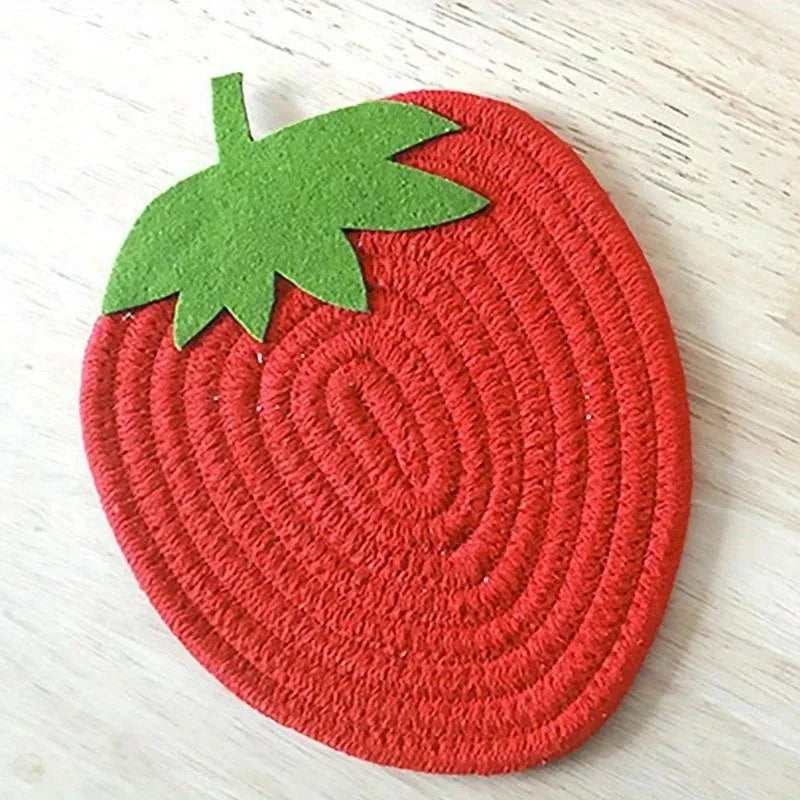 Sousplat de Morango Decoração e Refeições Animadas