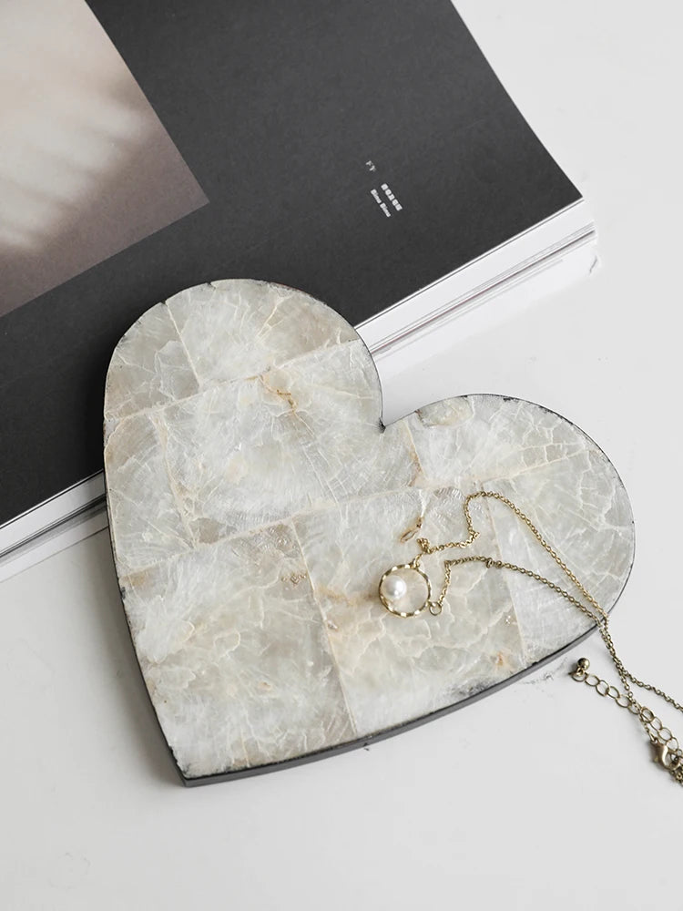 Protetores de Calor, Sala de Estar, Sala de Jantar, Enfeites, Decoração do Lar, Luz, Símbolo do Coração, Concha Natural, Mesa,