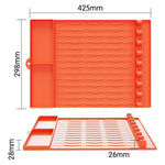 Resistente ao calor Silicone Churrasco Fogão Tool Pad, Cozinhar Ferramentas, Drenagem De Óleo, Acessórios Domésticos, Armazenando Temperos