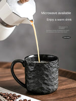 Creative Rock Caneca De Cerâmica, Xícara De Chá Para Casais, Leite, Aveia, Café Da Manhã, Escritório, Decoração De Casa, Presente De Aniversário, 330ml