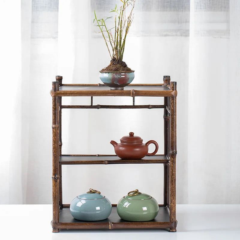 Celadon-chá pode, cerâmica armazenamento pode, gelo rachado chá pode, armazenamento de doces, selado, para café