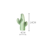 Nordic cerâmica artesanato simulação cactus ornamentos arte decorativa mobiliário doméstico fotografia adereços verde decoração do quarto