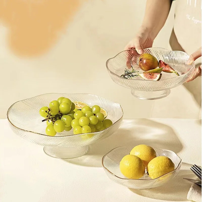 Placas De Armazenamento De Vidro Multifuncional Doméstico, Lanche, Frutas, Alimentos, Doces, Porca, Diversos Bandeja De Armazenamento, Organizador Doméstico Criativo