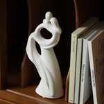 Vilead Escultura Casal Cerâmica Nórdica, Pop Art Moderna, Sala de Estar, Decoração Acessórios, Dia dos Namorados, Presente de Casamento