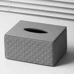 Caixa de tecido simples de luxo leve, sala de estar, mesa de centro, quarto, armazenamento de mesa, enfeites pequenos, decoração de casa