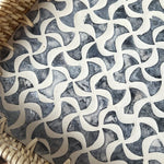 Bandeja De Armazenamento De Shell De Rattan Artesanal Retro, Cesta De Frutas Colorida De Piquenique Com Alça De Couro, Armazenamento De Mesa Da Sala De Estar, Casa D