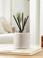 AhunderJiaz Garrafa de aromaterapia de mármore natural Garrafa de armazenamento Ornamento de aromaterapia Garrafa dispensadora interna para casa Decoração de casa