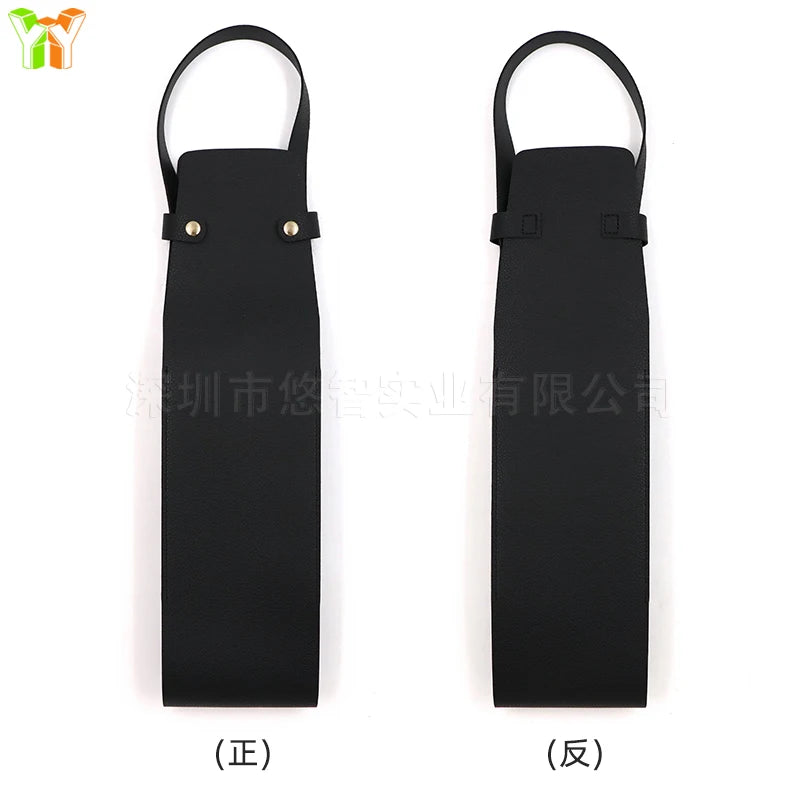 Saco do presente do vinho do couro reusável, portador do Tote da camada dupla, champanhe, cerveja, aniversário, chuveiros nupciais