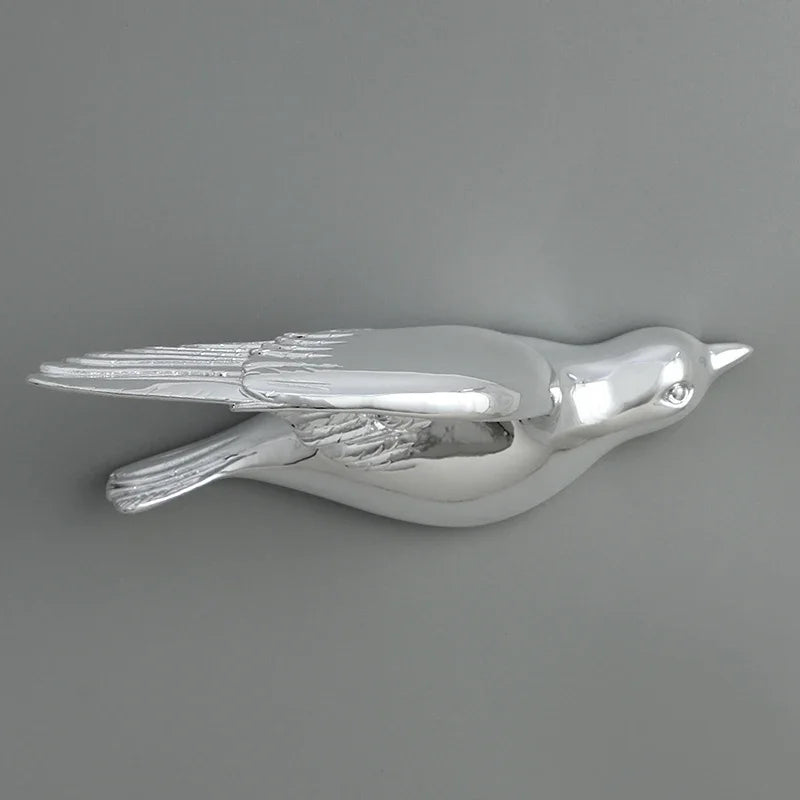 Pássaro decorativo pendente pendurado na parede, decoração moderna simples, sala de estar, entrada, sofá, fundo TV, luxo