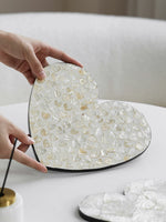 Protetores de Calor, Sala de Estar, Sala de Jantar, Enfeites, Decoração do Lar, Luz, Símbolo do Coração, Concha Natural, Mesa,