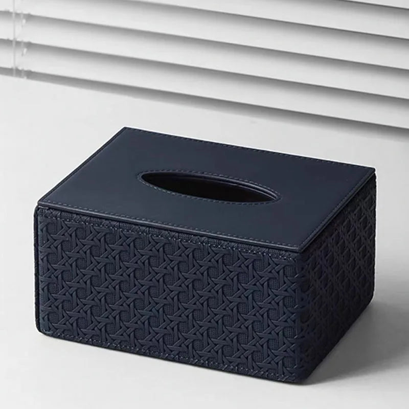 Caixa de tecido simples de luxo leve, sala de estar, mesa de centro, quarto, armazenamento de mesa, enfeites pequenos, decoração de casa