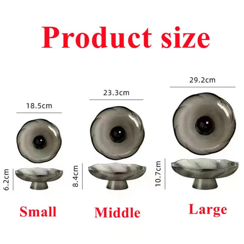 Placas De Armazenamento De Vidro Multifuncional Doméstico, Lanche, Frutas, Alimentos, Doces, Porca, Diversos Bandeja De Armazenamento, Organizador Doméstico Criativo