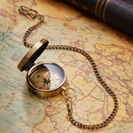 Retro Nostálgico Metal Compass, Outdoor Flip Cover, Zinc Alloy, Estudo ornamentos decorativos, Fotografia Props
