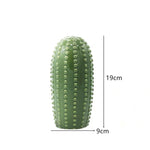 Nordic cerâmica artesanato simulação cactus ornamentos arte decorativa mobiliário doméstico fotografia adereços verde decoração do quarto