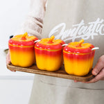 Cerâmica moderna conjunto de tempero jar cozinha do agregado familiar açúcar frasco de sal com tampa frasco grande capacidade de armazenamento de alimentos caixa de cozinha recipiente