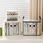 Sacos de armazenamento de plástico de grande capacidade, à prova d'água e dobrável, adequados para armazenar livros, bonecas, lençóis, roupas, organização doméstica