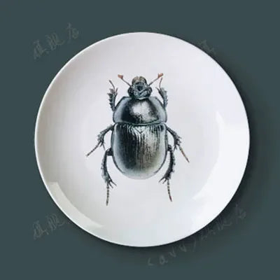 Bandeja decorativa de cerâmica-8 cabeças-para pendurar em parede