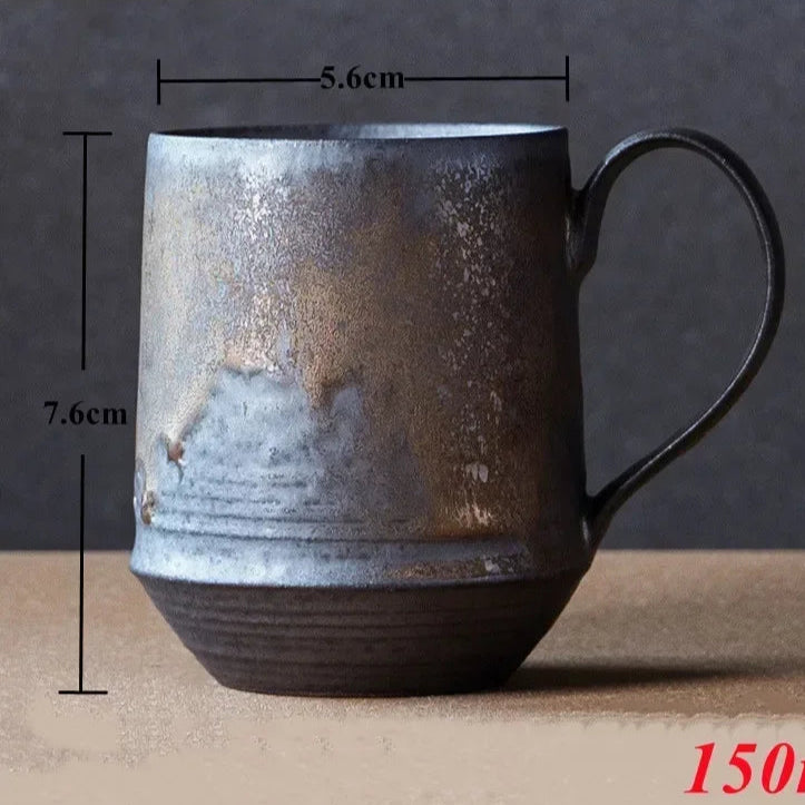 Creative Gilding Lovers Cerâmica Canecas, Copos Simples, Café da Manhã Caneca, Copo De Chá De Leite, 120 ml, 200 ml, 230 ml, 240 ml, 300ml