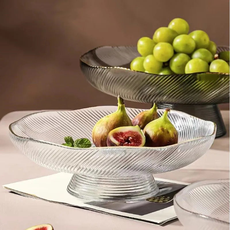 Placas De Armazenamento De Vidro Multifuncional Doméstico, Lanche, Frutas, Alimentos, Doces, Porca, Diversos Bandeja De Armazenamento, Organizador Doméstico Criativo