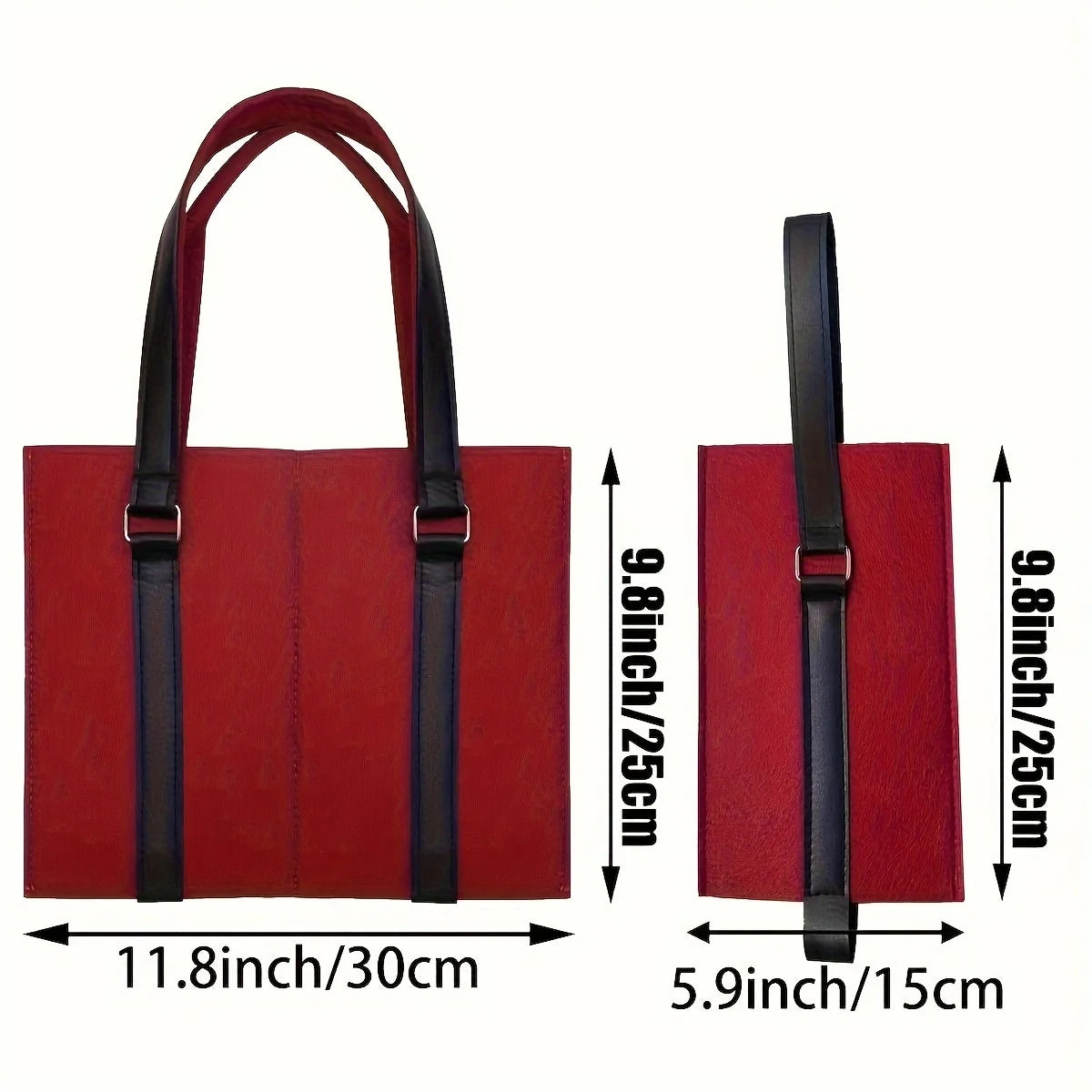 Garrafas de vinho Felt Stand sacola com alças, 2 sacos de vinho com divisórias, personalizável e reutilizável, casamentos e aniversários