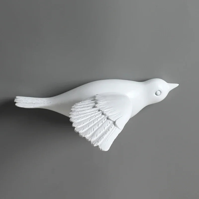 Pássaro decorativo pendente pendurado na parede, decoração moderna simples, sala de estar, entrada, sofá, fundo TV, luxo