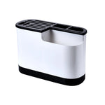 Pote cobrir placa de corte titular faca caixa de armazenamento talheres faca suporte talheres multi função scissor titular cozinha organizador