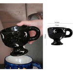 Ahunderjiaz-Retro Azul Cerâmica Caneca De Café, Cozinha Beber Set, Home Drinkware, Drinkware Decoração