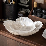 Ahinderjiaz-Bandeja De Flor De Cristal Nórdico, Placa De Salada De Frutas De Vidro Simples, INS Household Fashion Tableware Set, Home Acessórios