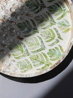 Ahunderjiaz-Prato De Frutas De Casa Redonda De Luxo Leve Shell, Armazenamento De Jóias, Bandeja De Decoração, Estilo Escandinavo, Decoração De Casa