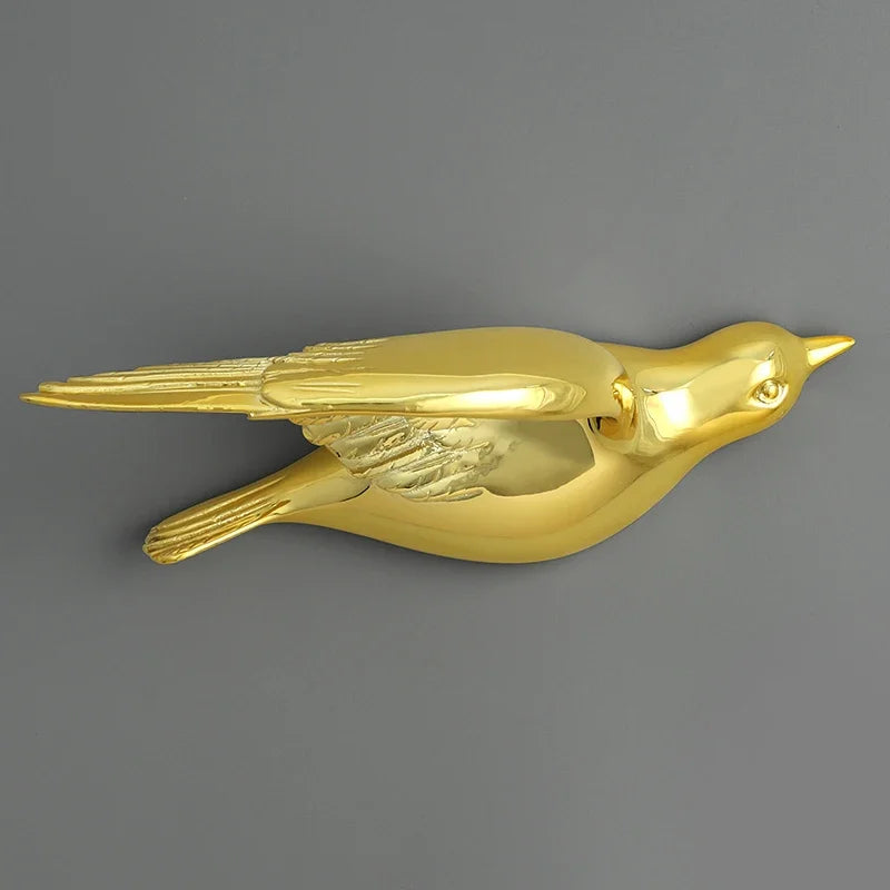 Pássaro decorativo pendente pendurado na parede, decoração moderna simples, sala de estar, entrada, sofá, fundo TV, luxo