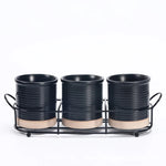 Bandeja De Cerâmica Criativa Pauzinhos, prateleira de mesa, planta em vaso, Pauzinhos domésticos Garfo Colher Caixa De Armazenamento, armazenamento De Lanches De Frutas