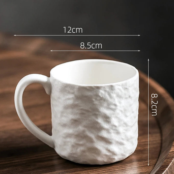 Creative Rock Caneca De Cerâmica, Xícara De Chá Para Casais, Leite, Aveia, Café Da Manhã, Escritório, Decoração De Casa, Presente De Aniversário, 330ml