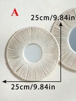 Espelho de Parede Macramê Artesanal Boho