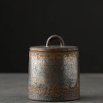 Frascos De Armazenamento Selados De Cerâmica Retro, grés De Chá, Resistente à Umidade, Frascos Japoneses, Quatro Estações, Jarra De Armazenamento Doméstico