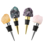 Rolha do frasco de vinho, rolha do frasco de vinho, quartzo cristal natural, irregular cortiça selagem, bar ferramentas, 1pc