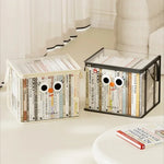 Sacos de armazenamento de plástico de grande capacidade, à prova d'água e dobrável, adequados para armazenar livros, bonecas, lençóis, roupas, organização doméstica